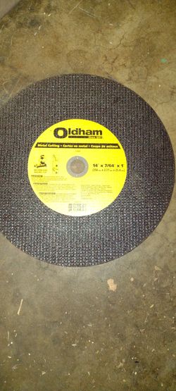 Oldham metal cutting 14' × 7/64' × 1' nuevo