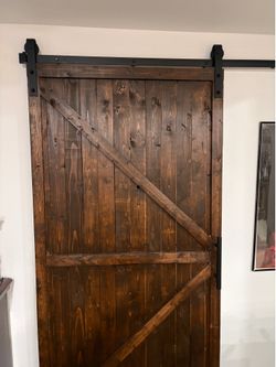Barn door track new in box $30 cash only please