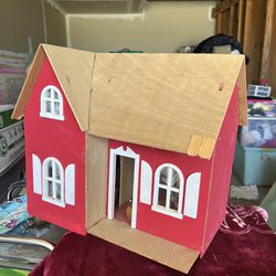Antique Wooden Doll House 