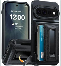 Google Pixel 11 Pro XL Wallet Case | 4-5 Card Holder | Stand
RFID Blocking