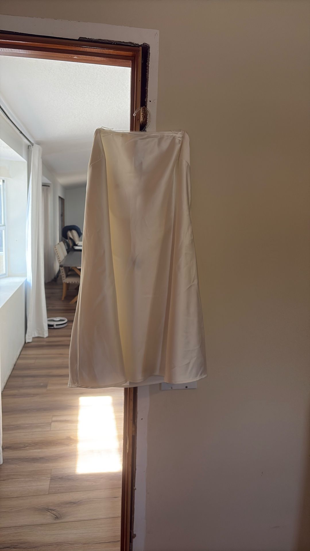 White Strapless Dress