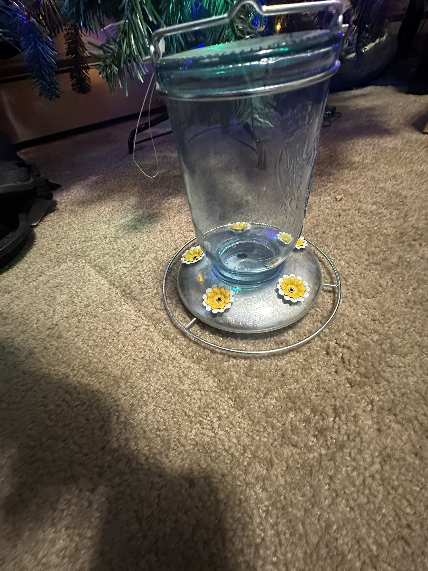 Humming Bird Glass Feeder 