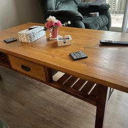 Real Wood Coffee Table
