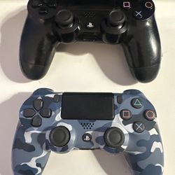 PS4 Controllers – 2 Sony DualShock 4 – Great Condition
