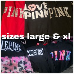 Pink sweatshirts lot