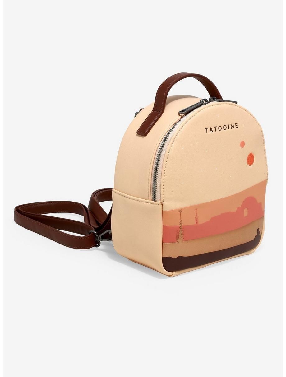 EXCLUSIVE Star Wars Loungefly Convertible Tatooine Mini Backpack