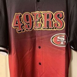 San Francisco 49ers Button Up Jersey 