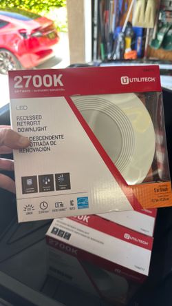 New: Utlitech LED 2700K Recessed Retrofit Downlight, Size: 5-6” Housing.
