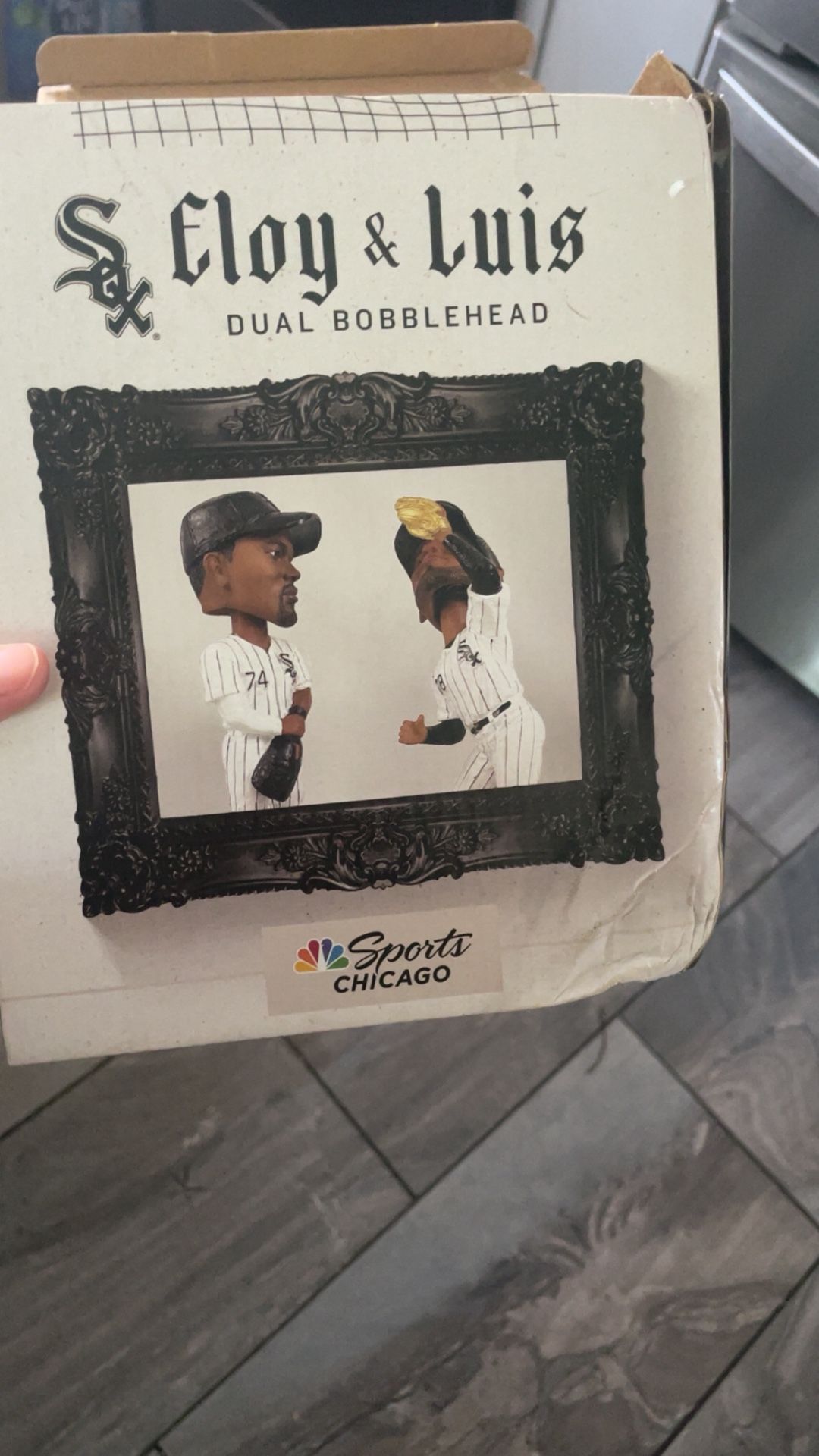 Eloy Jimenez and Luis Robert Dual Bobblehead