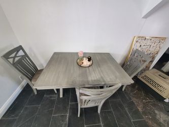 Table four chairs