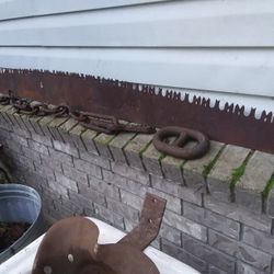 Antique 2 Man Cross Cut Saw