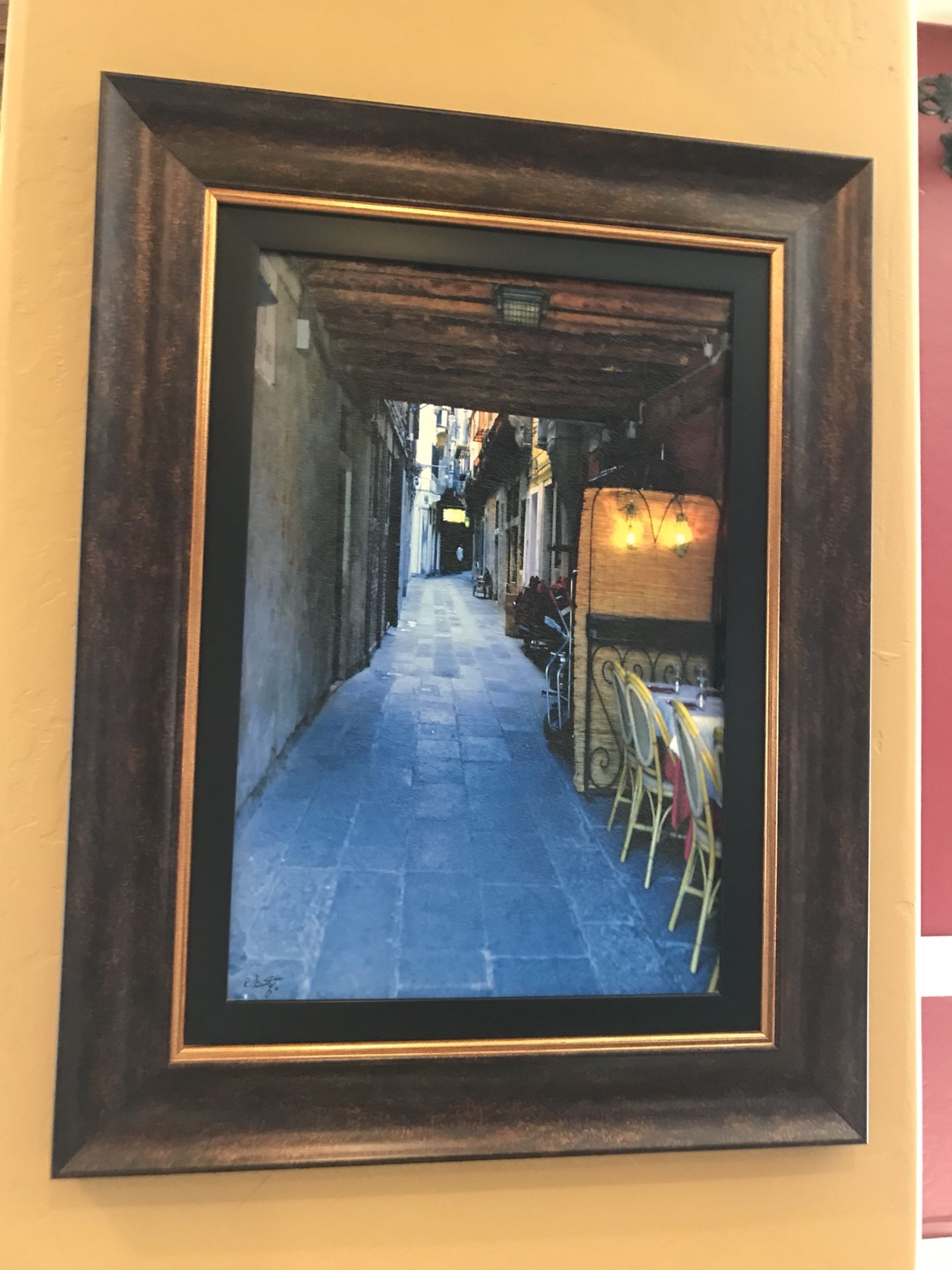 R Gertz framed photography artwork