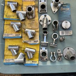 Boating Handrail/bow Rail Fittings -New & Used