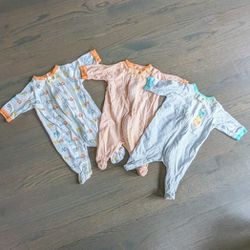 Gerber Baby Boy 3-Piece Bodysuits Footies, Newborn