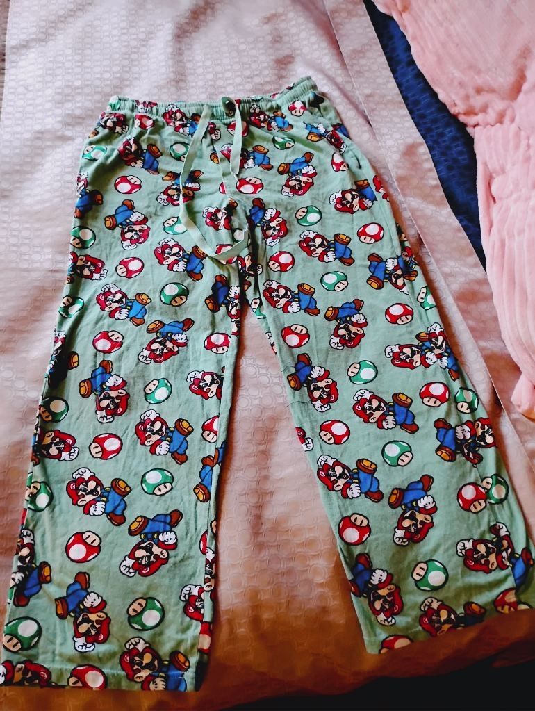 Hot Topic Super Mario Pajama Pants