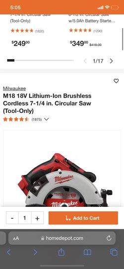 M18 Milwaukee Circular Saw