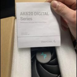 AK620 Digital CPU Cooler 6 Heat Pipe X79 X99 Processor Cooling Radiator Air Cooler 2X72