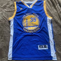 Adidas Golden State Warriors NBA Kevin Durant #35 blue Jersey L