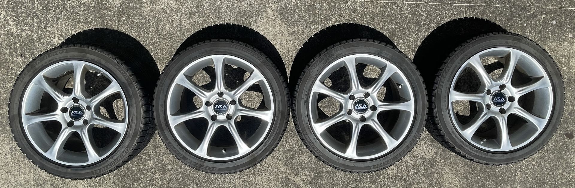 ASA JH-3 Revolution 5x114.3 17x7.5 Wheels