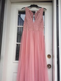 Pink long prom/ formal dress