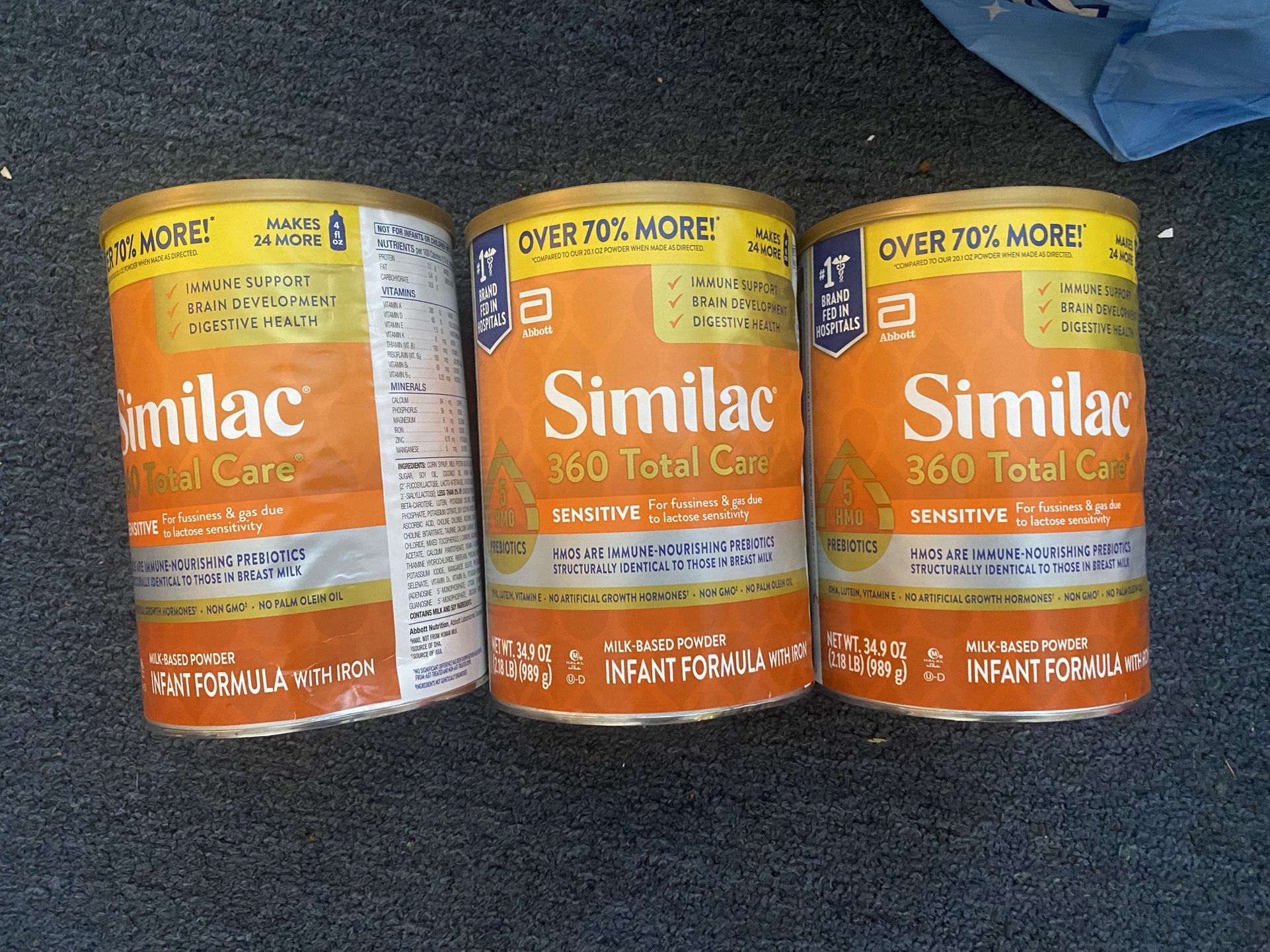 Lot Of 3 Similac 360 Total Care - Sealed New