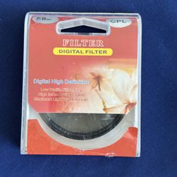 58mm Digital Filter Lens