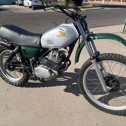 78’ Honda XL-250, Newer Tires, Seat Cover, Chain. Runs Good, Manual.