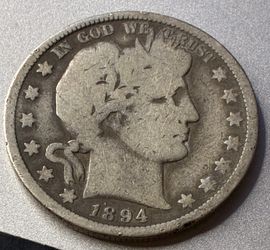 U.S. Coins – Barber Half Dollar & Lincoln Cent Error
