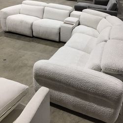 Fabric Reclining Sectional 