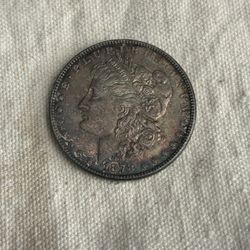 1878 Morgan Dollar Rainbow Toned