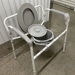 Bedside Commode Chair, Portable Toilet, 