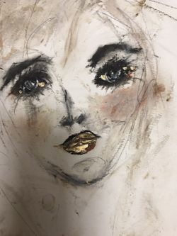 Gilded Sadness. Print on photo paper 8x10