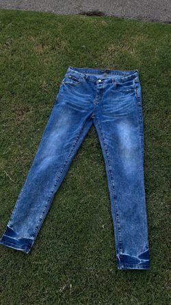 purple jeans