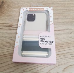 NEW Clear/Striped Design iPhone 11 PRO Phone Case