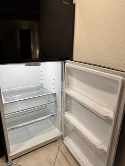 Black fridge