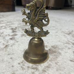Brass, Bell, Dragon, Wales, England, Made In England