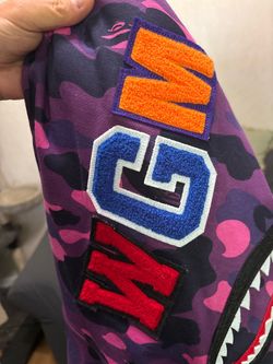 Authentic Purple Bape Hoodie (Size L)