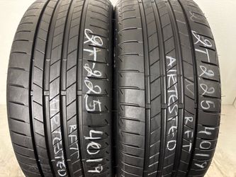 2 tires 225 40 19 Bridgestone turanza t005 run flat