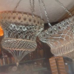 Antique Hanging Planters