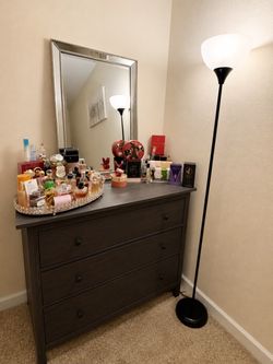 Bedroom Furniture Set - Bed Frame, Dressers, and Nightstands
