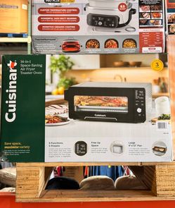 Cuisinart 14-in-1 Space Saving Air Fryer Toaster Oven Brand New In Box