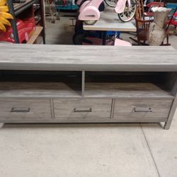 Gray TV Stand 66" Long