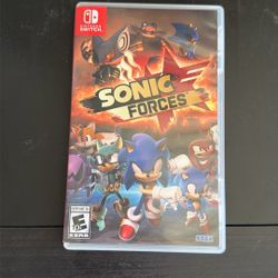 Sonic Forces Nitendo Game Card