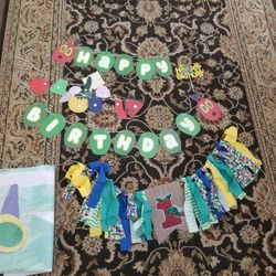 The Very Hungry Caterpillar 1st Birthday Decor Bundle