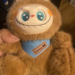 Fake Labubu Labubu Inspired Plush Monster - Brown