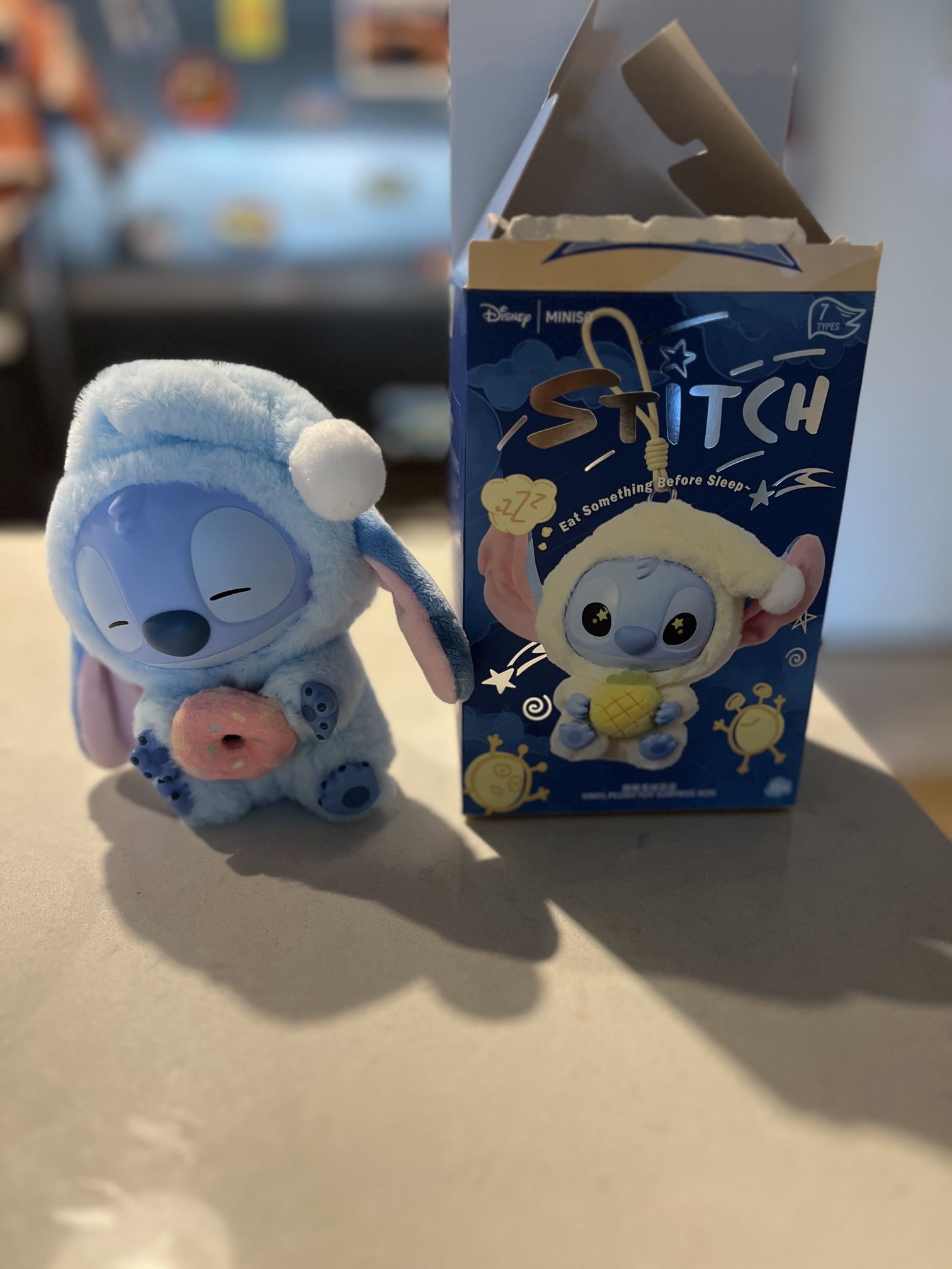 Stitch Plush Sleepy Donut