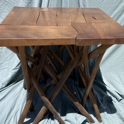 Rustic Contemporary MCM Side Table
