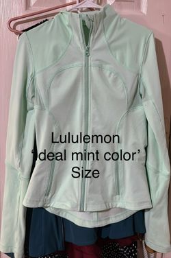Lululemon Zip Jacket ‘ideal Mint’