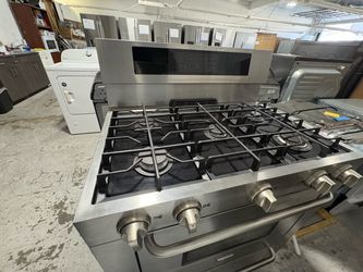 Stainless Steel 6-Burner Gas Range