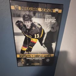 Signed Golden Knight Poster